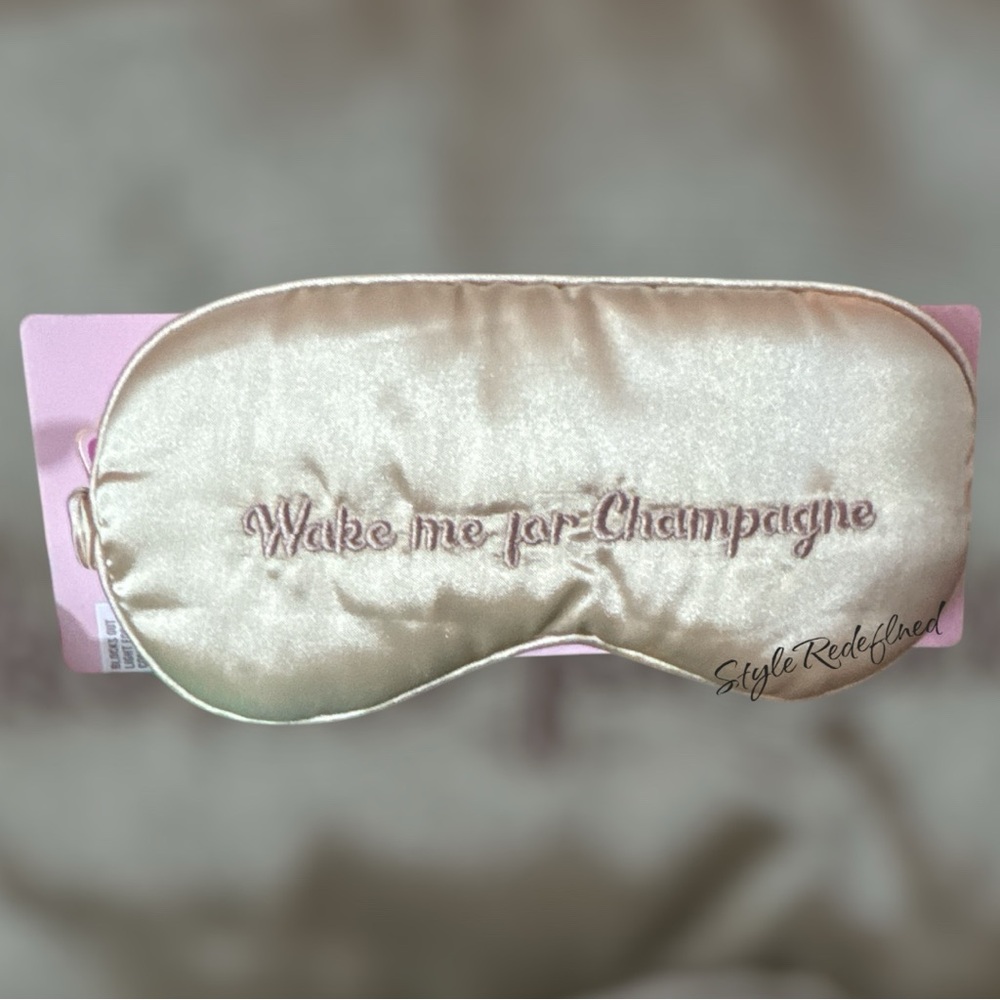Champagne Satin Sleep Mask